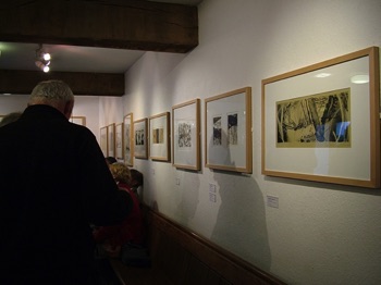 Prints in the lower gallery